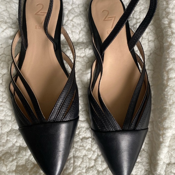 27 Edit Haylee Slingback Flat sz 5 - Picture 2 of 3